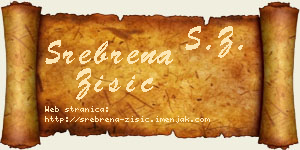 Srebrena Zisić vizit kartica